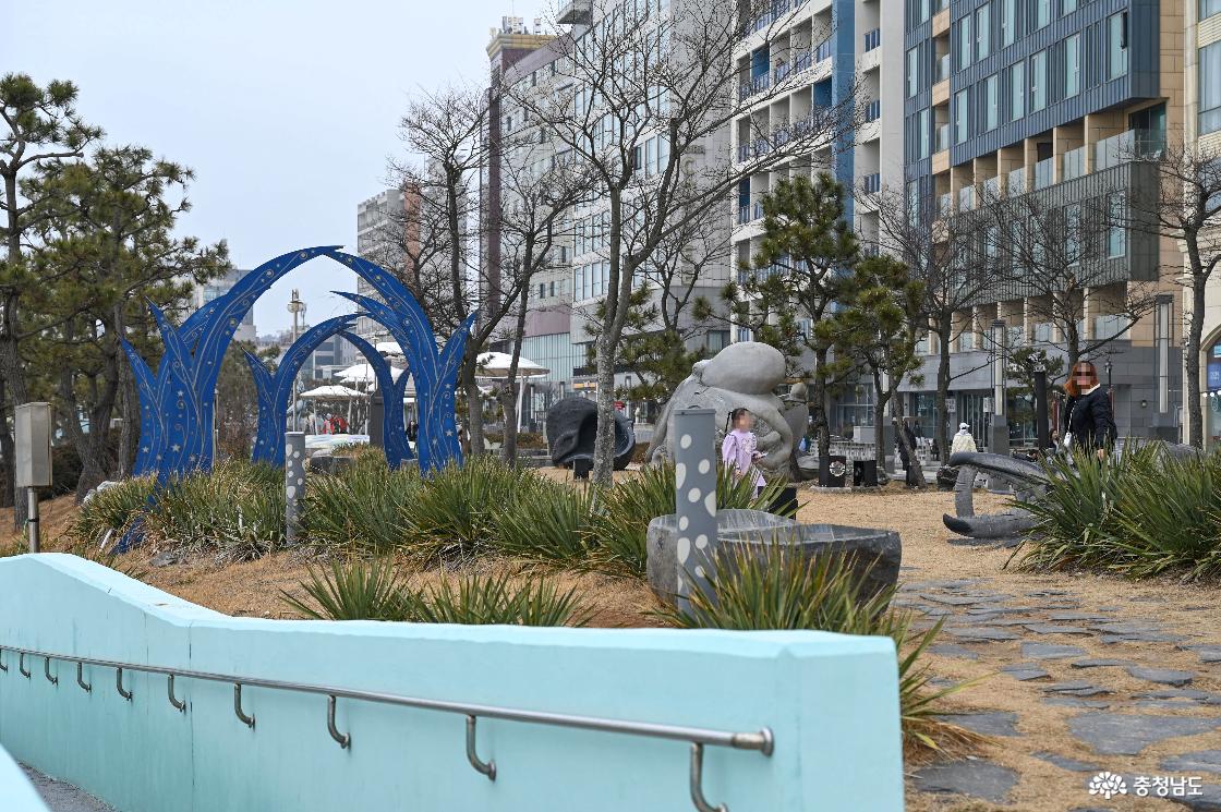 대천해수욕장 산책로