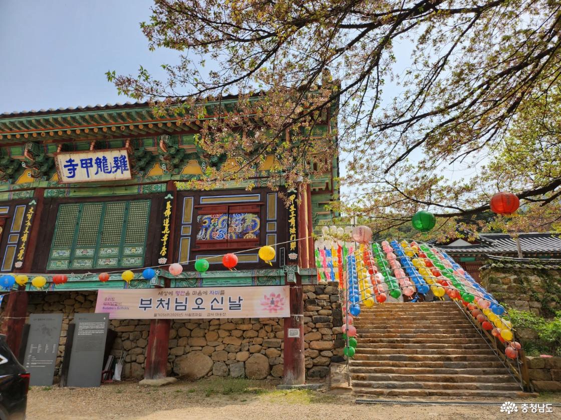 갑사 대웅전 전경