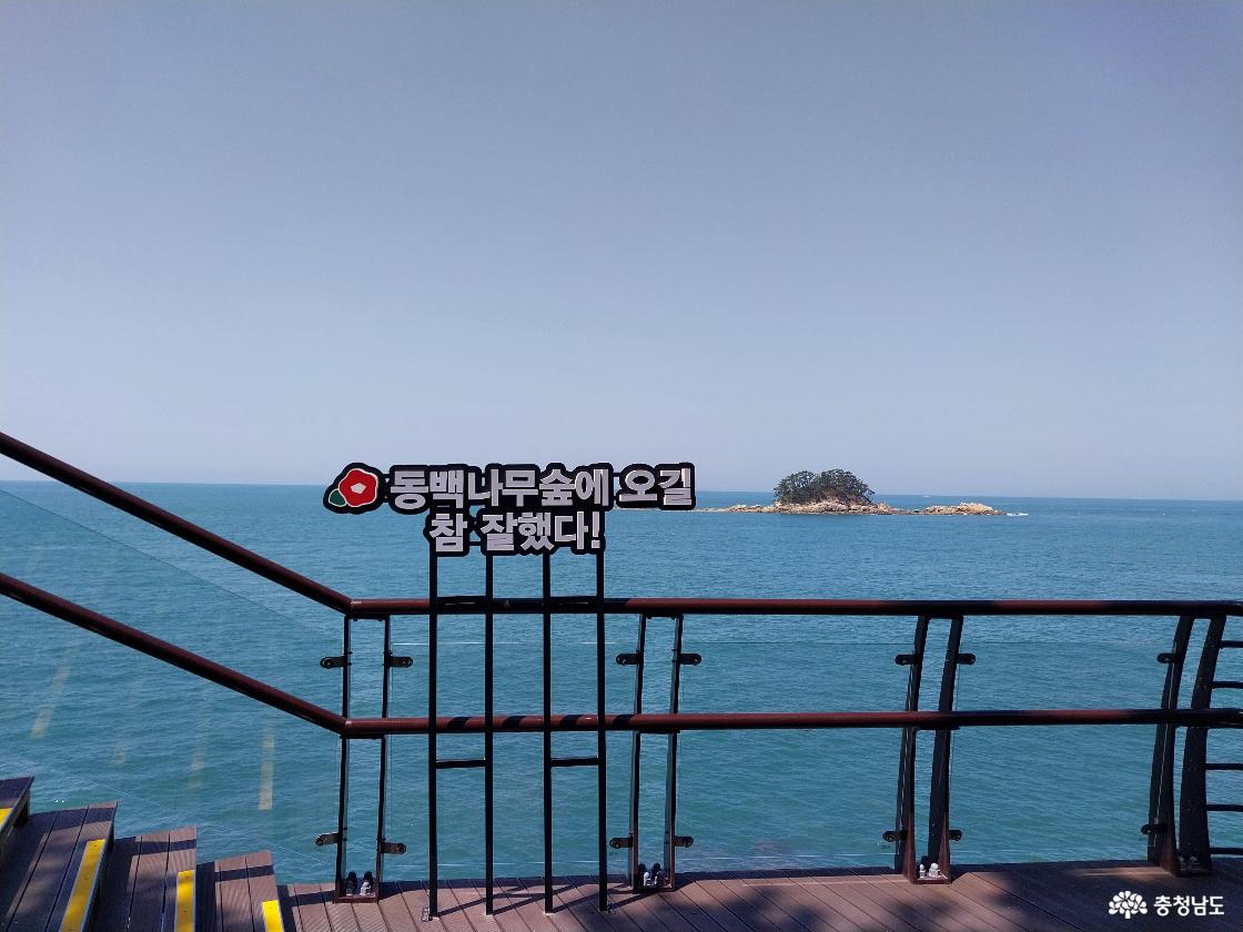 해안 전망대에서 바라 본 서해