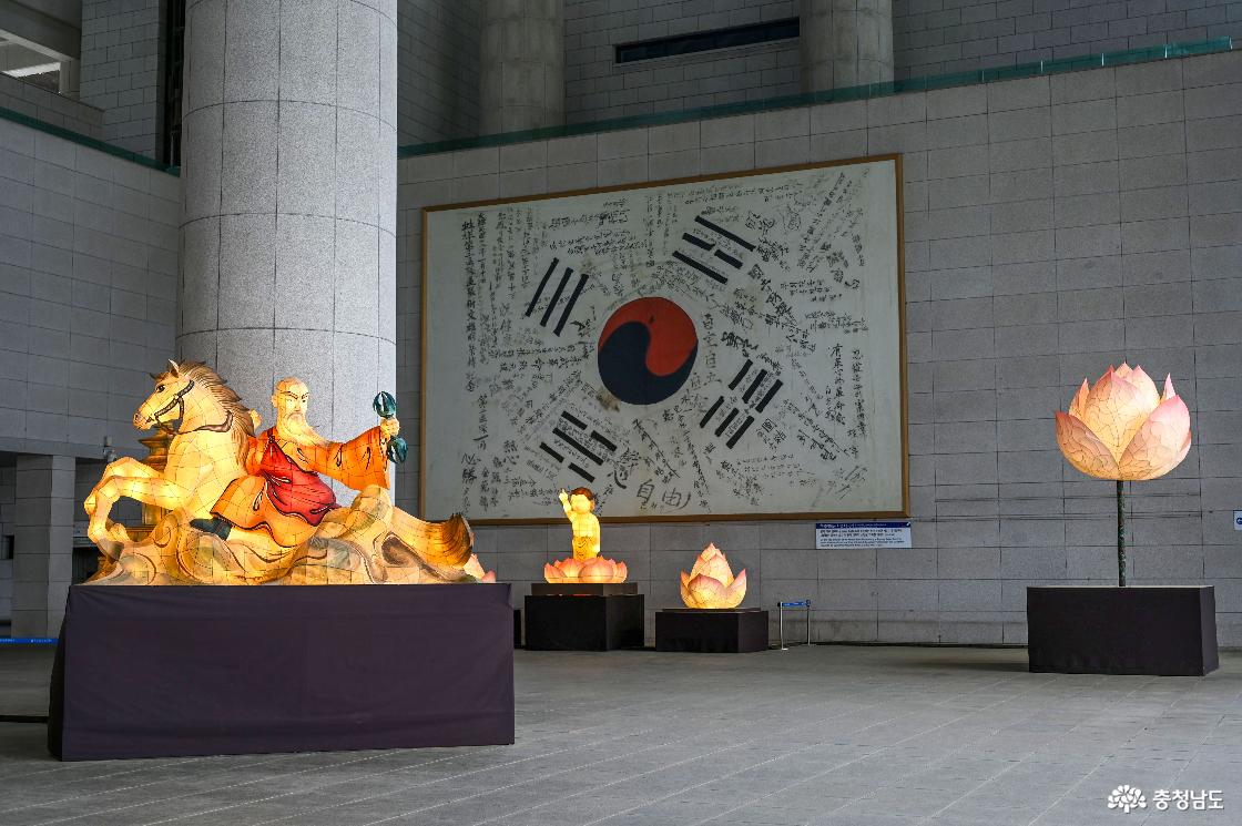 한국 독립운동과 불교 전통등 전시회 겨례의 빛